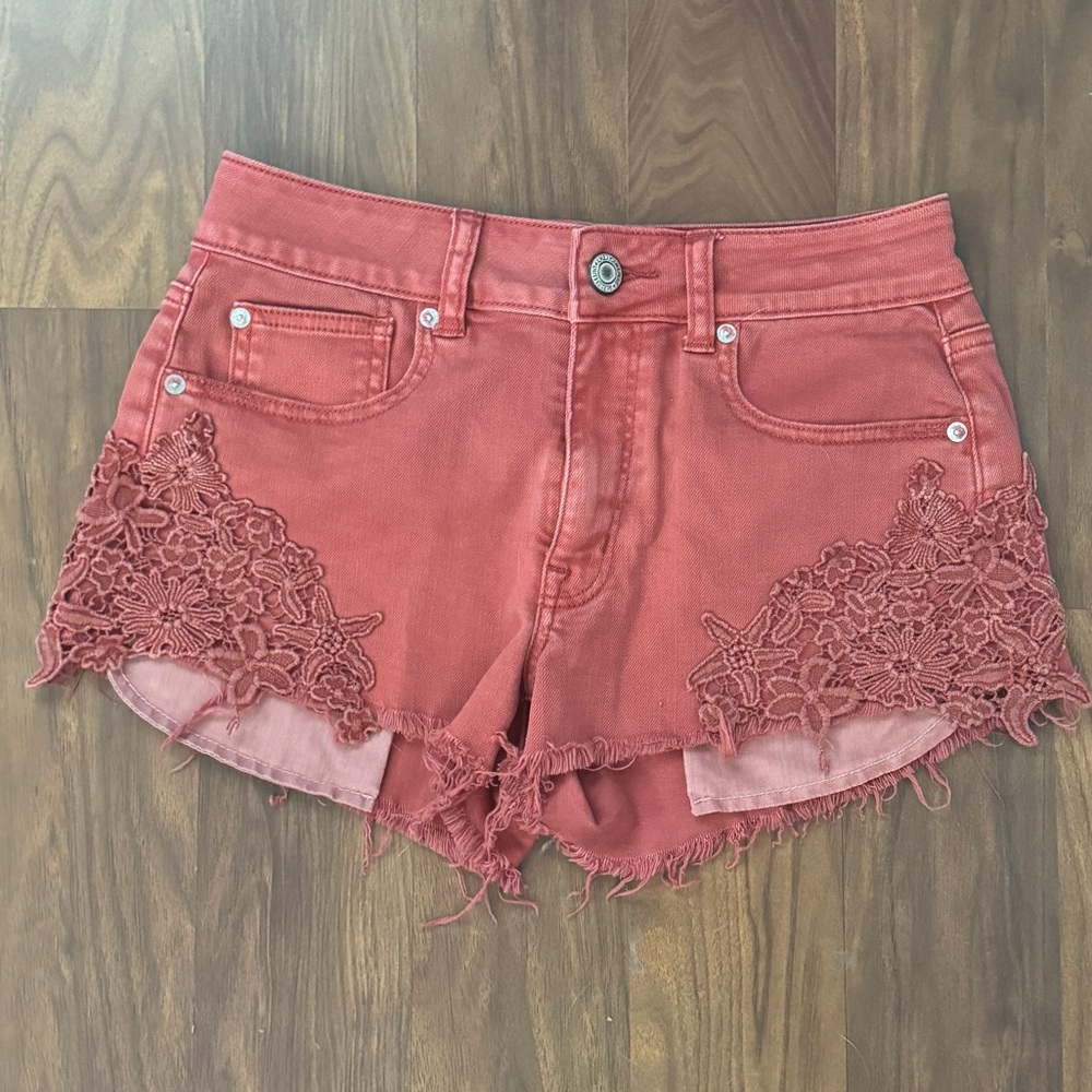 American Eagle Hi-Rise Festival Shorts
